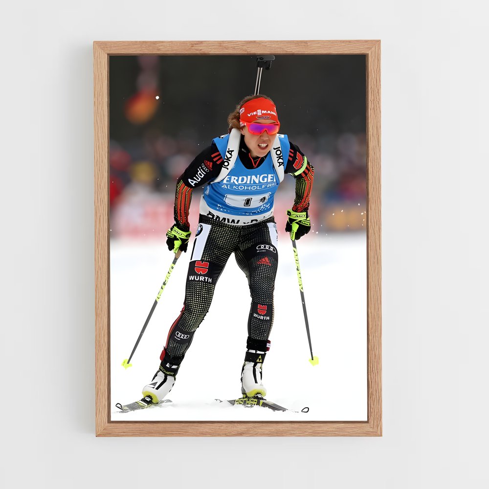 Poster Ski de Compétition – affiche Biathlon (vue 4)